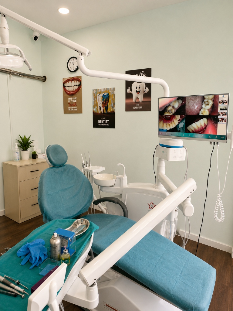 Modern Dental Chair and Equipment